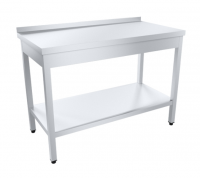 Стол с бортом 1200х700х870(890) мм (AISI 304 0,8 мм) нерж.