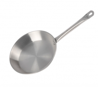 Сковорода 22х4,1 см, нерж, тройное дно