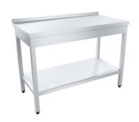 Стол с бортом 1500х700х870(890) мм (AISI 304 0,8 мм) нерж.