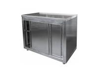 Стол-тумба с раздвижными дверками, 800х600 мм