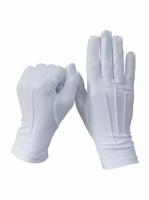Белые парадные перчатки «Юнармия»