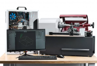 Станок токарный с чпу, оснащенный щитком-экраном из оргстекла