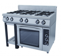 Плита газовая 1180x800x1050 нерж.