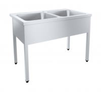 Ванна моечная цельнотянутая двойная (AISI 304 1,0 мм)