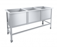 Ванна моечная сварная  1800х630х870(890) мм