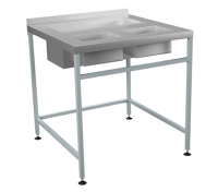 Стол для доочистки лука 840х840х860(880) мм 