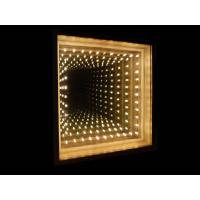 Световое панно с эффектом бесконечности, настенное 400х400х150 мм