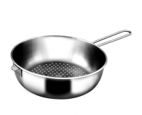 Дуршлаг 20 см, 2 л,с метал. ручкой, нерж.